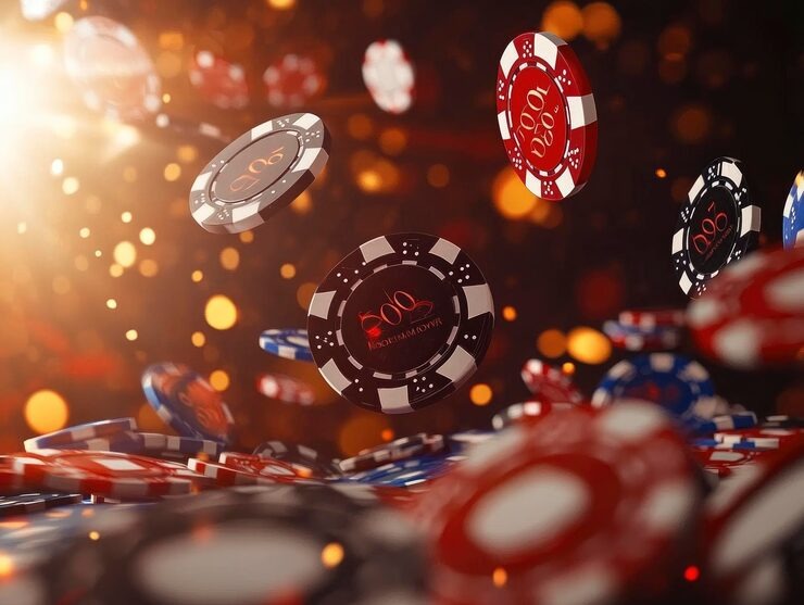 Live Casino Hold'em table with dealer and multiple camera angles